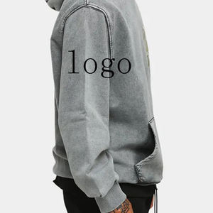 Nuevo estilo de lavado ácido de la mejor calidad de lavado ácido personalizado hecho en Pakistán OEM Fabricación de lavado ácido con capucha sudaderas con capucha para hombres - Product Image 2