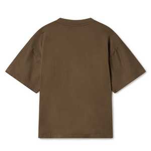 T-shirts unisexes 100% coton avec logo personnalisé, t-shirt vierge de haute qualité teint pour hommes, motif uni, tissu tissé - Product Image 2