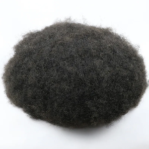 Perruques en <span class=keywords><strong>cheveux</strong></span> humains naturels, <span class=keywords><strong>bouclés</strong></span> et ondulés, fabriquées à la main, avec ligne <span class=keywords><strong>de</strong></span> <span class=keywords><strong>cheveux</strong></span> naturelle, pour hommes, en gros direct, <span class=keywords><strong>cheveux</strong></span> indiens Remy - Product Image 2