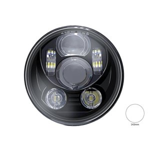 Faro a LED rotondo da 5.75 pollici 40W per moto Harley Davidson-auto e moto/luci e lampadine - Product Image 5