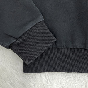 Sudadera con Capucha Personalizada con Logotipo, Tela con Lentejuelas, Algodón, Pedrería, OEM, Sudadera con Capucha de Bajo Precio, Ropa Lavada al Ácido, Estilo Urbano para Hombre - Product Image 6