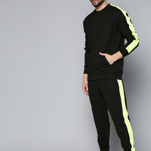 Conjunto Deportivo Casual de Invierno Personalizado de Alta Calidad, 100% Algodón, Ligero, Sudadera y Pantalones Deportivos para Correr - Product Image 2