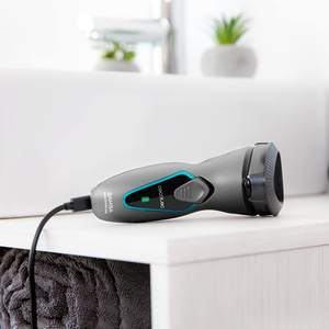 Tondeuse à barbe sans fil professionnelle avec 8 lames en acier inoxydable revêtues, autonomie de 40 min, étanche IPX7, réglable pour barbiers, recharge USB - Product Image 2