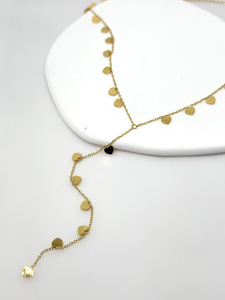 Verano esencial MOONRIVER estilo Simple moda mujer gargantillas collares elegante collar de cadena de cuentas de acero inoxidable - Product Image 2