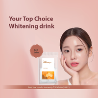Boisson blanchissante OEM ODM, débloquez votre beauté naturelle, super blanchissante c +, la boisson quotidienne pour une meilleure luminosité et hydratation