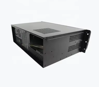 Châssis de serveur 3U ATX Rackmount avec alimentation électrique et ventilateur Boîtier de centre de données en plastique court et profond Design élégant