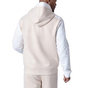 Conjunto de chándal sólido lavado ácido polar ligero para hombre personalizado OEM sudadera con cremallera completa y pantalones Jogger Colorblock Jogging Suit - Product Image 3