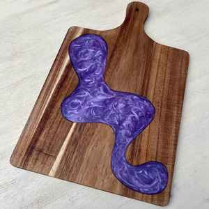 Tabla de Cortar de Madera de Resina Resistente, Hecha con Madera de Acacia y Mango, Diseñada para un Uso Prolongado y un Aspecto Visual Atractivo para la Cocina - Product Image 1