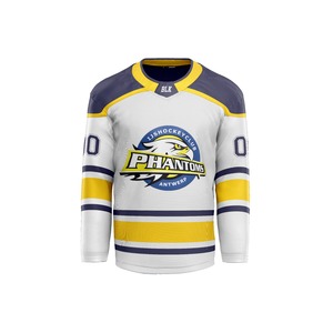 Maillots de hockey sur glace personnalisés en sublimation, vente en gros, uniformes d'équipe américains pour les écoles et les ligues, clubs, forfait en bundle - Product Image 2