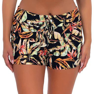 Shorts Deportivos Transpirables de Cintura Alta para Mujer, Secado Rápido, Impermeables, para Fitness, Yoga, Playa, Correr, Tallas Grandes, Logotipo Frontal - Product Image 3
