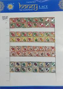 Hot Selling Custom Embroidery Guipure Cotton Lace Trim Geometric Design for Garment Accessories Shoes <b>Bags</b> Gifts Decoration - Product Image 4