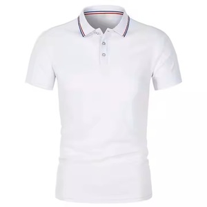 Polo d'été à manches courtes 100% coton pour hommes, confortable, couleur unie, respirant, anti-rides, Offre Spéciale uni - Product Image 2