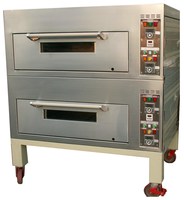 Nouveau four à gaz professionnel pour boulangerie, 1 niveau, 2 plateaux, pour pizza, pain et gâteaux, avec farine, lait, blé
