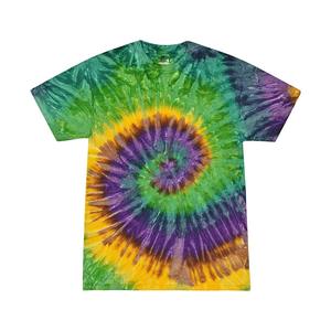 T-shirts ras du cou à manches courtes 100% coton Tie Dye T-shirt 100% coton pour hommes - Product Image 6
