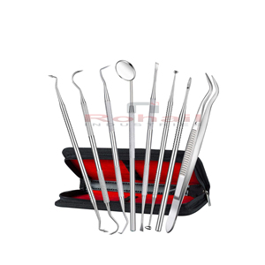 Dental Set Examination Probe Kit <b>Mirror</b> <b>Dentist</b> Mouth New Tools Scaler Ce Explorer Tooth Tool Instrument RI-DI-0195 - Product Image 6