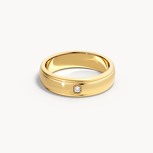 Anillo de Diamante Cultivado en Laboratorio de Oro de 14k con Corte Solitario Cuadrado - Product Image 6