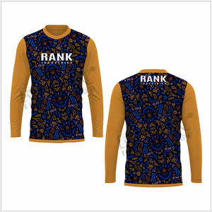 Camisetas de manga larga estampadas para hombre, perfectas para todas las estaciones, estilo casual, corte holgado, 100% algodón. - Product Image 4