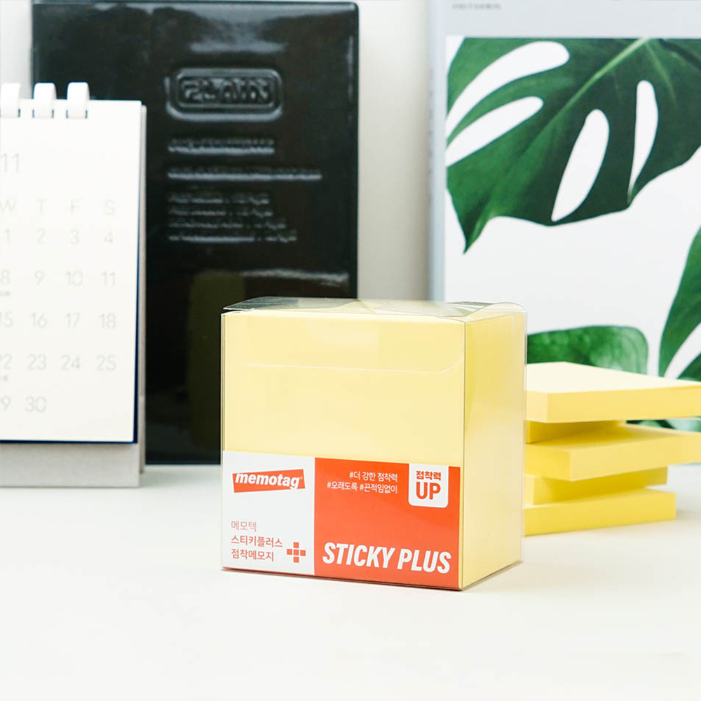 [HansolMTS] Надежное обслуживание OEM/ODM licky PLUS Sticky Notes 2 типа с незавитыми краями офисные клейкие блокноты