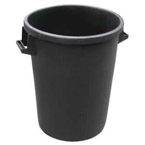 Secchio per Rifiuti Sovrapponibile Colore Nero Lt.120 (h. Cm.) 78) - Product Image 1