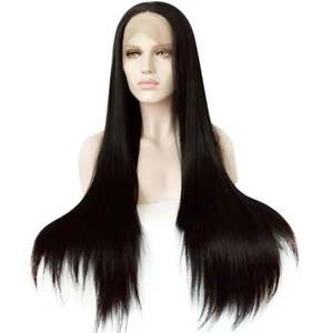 Perruques Lace Front Wig cheveux humains lisses 4x4, perruques de cheveux humains pour femmes noires, 150% Destiny Virgin Lace Closure Wig du Bangladesh - Product Image 1