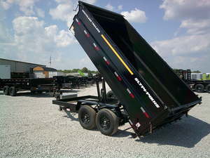 Heavy-Duty 14,000 Lbs (7 Tons) Farm Tractor <b>Trailer</b> Cheap Dump <b>Trailer</b> Reinforced Frame High-Performance Axles Core Gear - Product Image 5