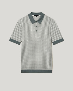 เสื้อโปโลแขนสั้นทรงโมเดิร์นแบบกระดุมสี่เหลี่ยมสำหรับผู้ชาย คุณภาพดีเยี่ยม ทรงหลวม ระบายอากาศได้ดี - Product Image 5