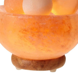 โคมไฟเกลือธรรมชาติรูปชามหิมาลัยระดับพรีเมี่ยม - Product Image 3