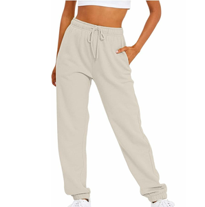 กางเกงวอร์มวิ่งผ้าฟลีซผ้าฝ้ายสำหรับผู้ชายกางเกงลำลองแบบมีเชือกรูดปิดเอวกลางกันน้ำระบายอากาศได้ตามต้องการ - Product Image 2