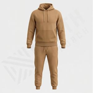 Conjunto Deportivo Personalizado para Hombre, Sudadera con Capucha y Pantalones Deportivos de Felpa, con Logotipo Personalizado, Conjunto de 2 Piezas - Product Image 1