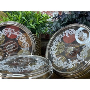 Boîtes à épices en acier inoxydable de qualité assurée avec couvercle en verre, étanches et compatibles lave-vaisselle, pour le stockage de mélanges d'épices traditionnels et modernes - Product Image 4