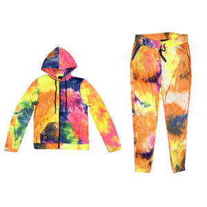 New Arrival Women <b>Tie</b> Dye Tracksuit in <b>Top</b> Quality Outdoor Use Sustainable Anti Wrinkle Best Selling Product <b>Tie</b> Dye Tracksuit - Product Image 1