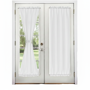 Elegant Velvet Pastoral Style Hospital Home Drapery Panels 100% Blackout Built-In Installation <b>Rope</b> Format All-Season - Product Image 1