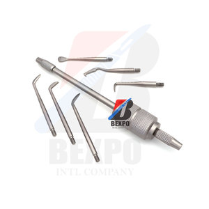 Dissolvant de couronne automatique à motif de dinde bleu avec accessoires 4 embouts en acier inoxydable chirurgical dentaire - Product Image 5