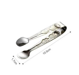 Pinzas para Hielo de Barra Elegantes con Grabado Floral, Agarre Seguro, Bordes Lisos, Ideales para Cócteles, Bar en Casa y Uso Profesional - Product Image 6