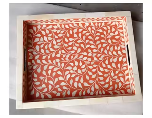 ถาดเสิร์ฟแฟชั่นที่มีแม่มุกสำหรับห้องครัวของตกแต่งโรงแรมหรือบ้านเหมาะสำหรับเก็บอาหารหรือตกแต่ง - Product Image 1