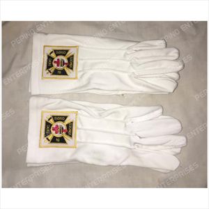 GUANTES DE ALGODÓN KNIGHT TEMPLER DE DISEÑO PERSONALIZADO CON LOGOTIPO BORDADO en GUANTES - Product Image 5