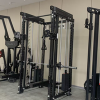 PowerX Commercial 3 en 1 : Appareil d'entraînement fonctionnel, Crossover à câbles et Smith Machine pour la musculation