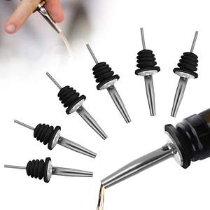 Vertedores profesionales de botellas de vino de acero inoxidable, la mejor calidad, flujo libre, a prueba de fugas, restaurante, Bar, accesorios, lavavajillas, Metal - Product Image 3