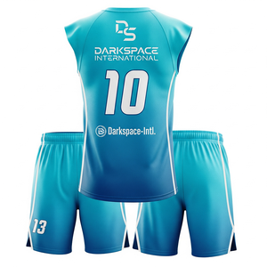 Uniforme de entrenamiento de baloncesto juvenil para hombres de alta calidad Color único y diseño personalizado Venta caliente Conjunto deportivo de alta intensidad - Product Image 3