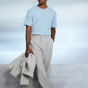 Camiseta lisa en blanco con logotipo personalizado para hombre, camisetas personalizadas, nueva camiseta, camiseta de moda de diferentes colores - Product Image 2