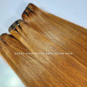 ขายดีที่สุด! ผมดิบ100% เวียดนามผ้าต่อแบบไม่มีรอยต่อสุดหรูผ้าทอสำหรับต่อผมสไตล์สีน้ำตาล - Product Image 3