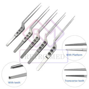 Pinzas de Microbisturí de Acero Inoxidable MEDICAB, Tipo Tijera, para Disección de Tejidos, Neurocirugía, Tipo Z, Manuales, Reutilizables, Modelo MOL DF4 - Product Image 6