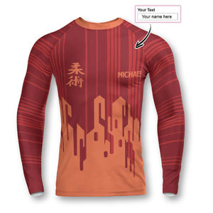 Jiu Jitsu brésilien Rash Guard MMA Sublimé Combat Sports Gym Workout Athlétique Performance Wear Conçu pour les Arts Martiaux - Product Image 6