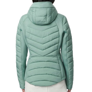 High Quality Ladies White Duck down Jacket <b>Bubble</b> Hooded Long Padding Women Quilted <b>Coat</b> with Stand Collar Puffer <b>Coat</b> - Product Image 4