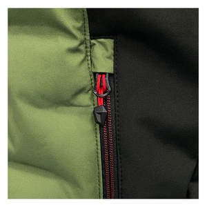 Chaleco de Invierno Personalizado sin Mangas para Hombre, Chaqueta Acolchada de Lona con Cuello Alto, Cortavientos, Cálido, Ligero y Moderno - Product Image 5