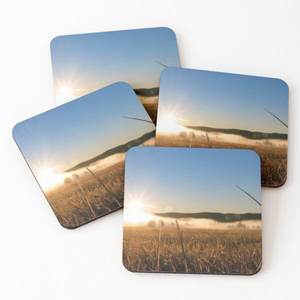 51 sous-verres imprimés en bois de manguier/bois d'acacia sur du thé ensemble de 4 pièces accessoires de cuisine maison et boîte de cuisine ustensiles de cuisine - Product Image 3