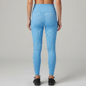 Leggings pour femmes, taille haute, tricotés, extensibles, confortables, coupe ajustée, séchage rapide, pour yoga, gym, tenue décontractée, adaptés aux activités quotidiennes - Product Image 4