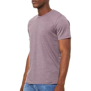 T-shirts hommes de haute qualité 100% coton nouveau Design respirant à manches courtes décontracté OEM Logo personnalisé solide motif éponge vente vierge - Product Image 6