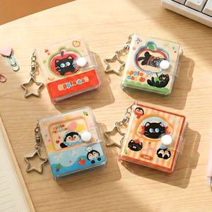 Agenda de Bolsillo con Diseño de Gato, Hecha de Plástico PVC - Product Image 1