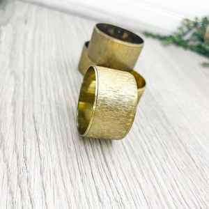 Rond de serviette en rotin élégant Décor de table en osier pour manger - Product Image 5